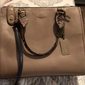 Nice size coach structured bag